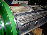 Suction boxes are fabricated in stainless steel to assure corrosion resistance and extended life.