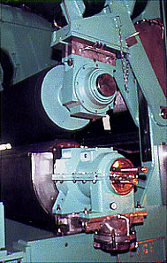 Example of a suction roll which has been installed in a Mid-West press section. 